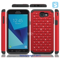 Bling Silicon TPU PC Combo Case for SAMSUNG Galaxy J7 (2017) / J7 POP